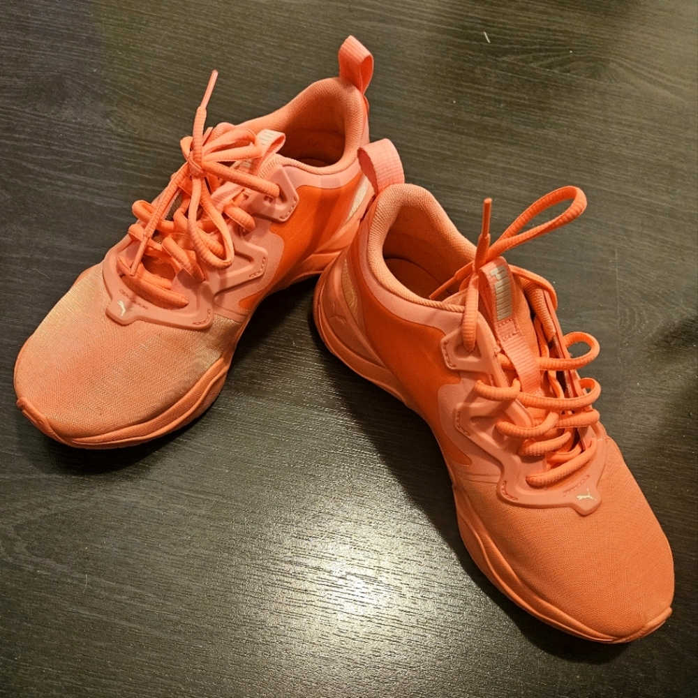 Womens Coral Puma Sneakers